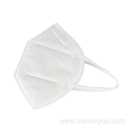 Household disposable nonwoven KN95 folding face mask